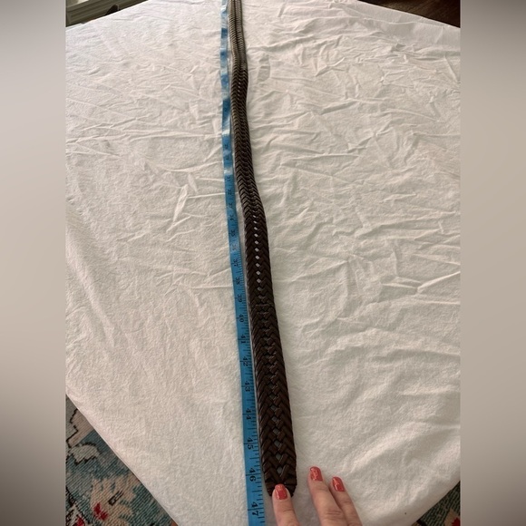 Dockers Brown Leather Braided Belt Men’s Size XL - Like New - Picture 3 of 5